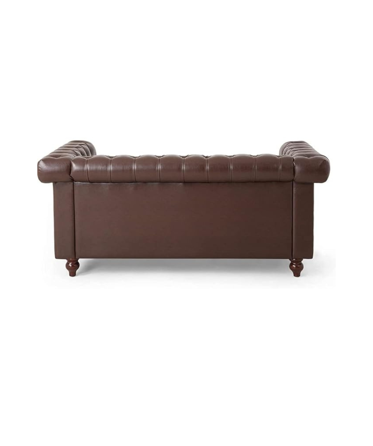 Elegant and Traditional 2 Seater Chesterfield Sofa Set (Brown) - Image 7