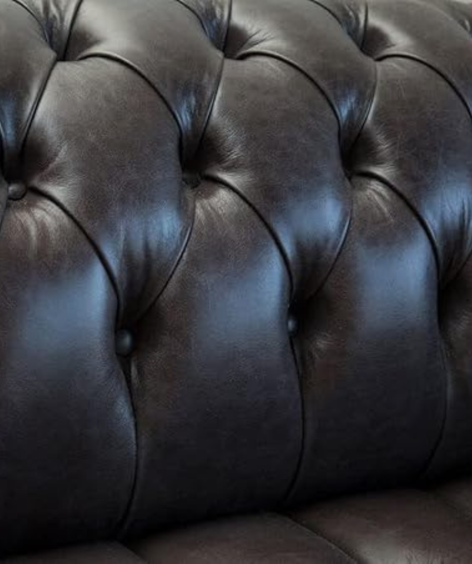 Modern and Traditional 3 Seater Sofa Comfort Valvet & Fabric Chesterfield Sofa (Blackk) - Image 3