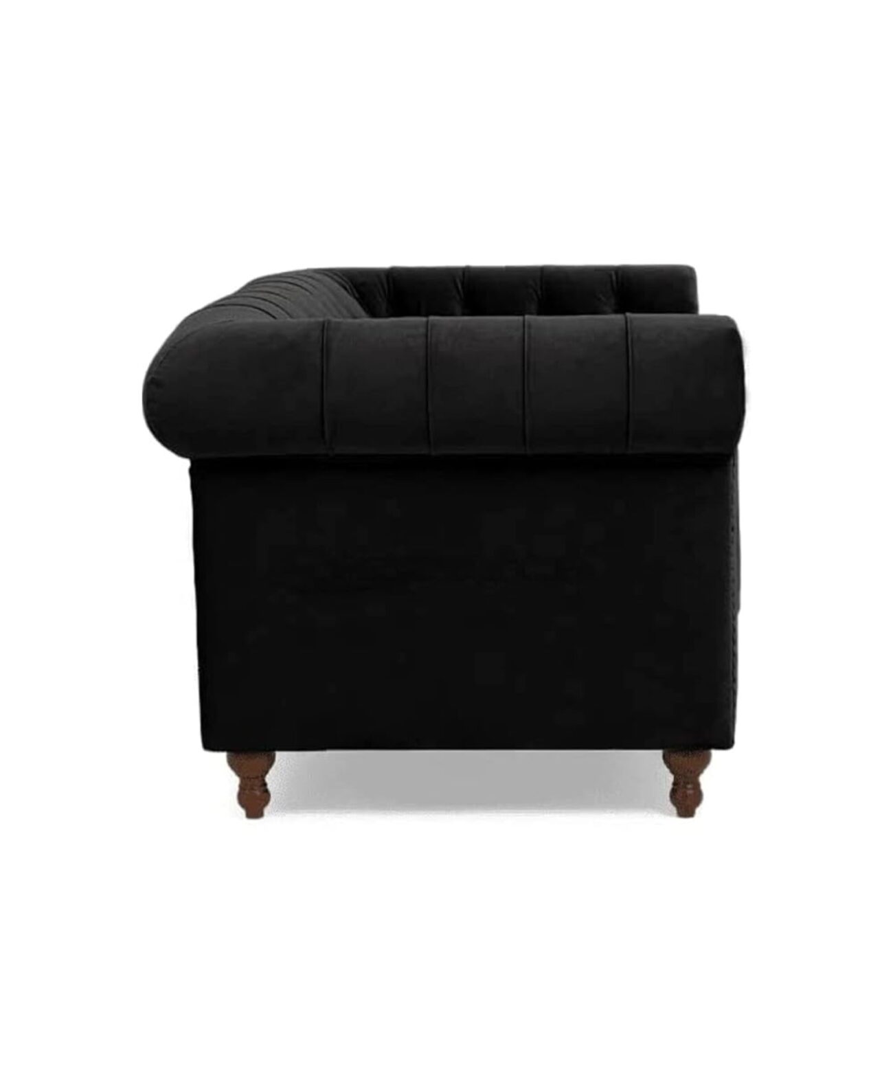 Elegant and Traditional 2 Seater Velvet Chesterfield Sofa Set - Image 3