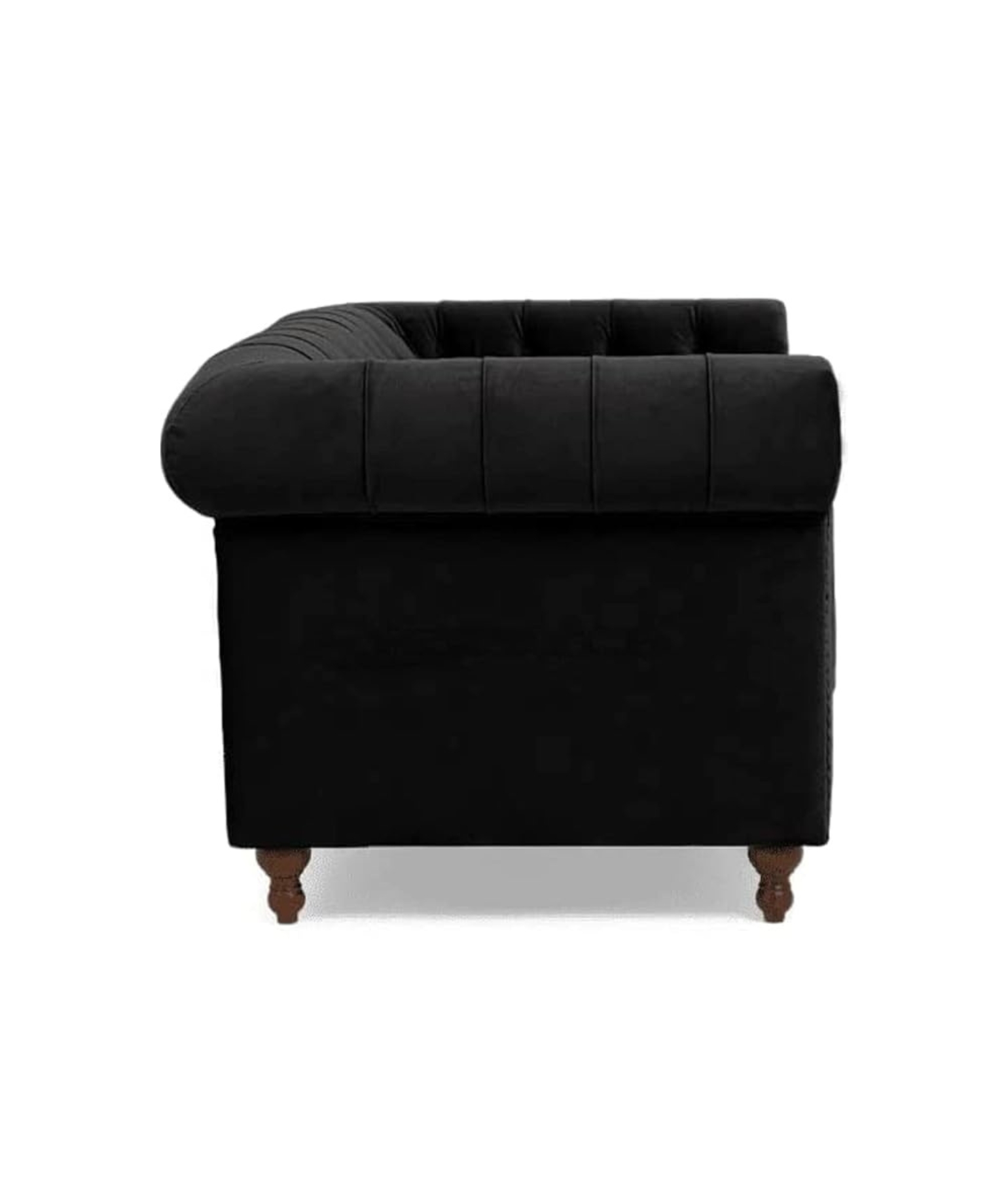 Elegant and Traditional 2 Seater Velvet Chesterfield Sofa Set - Image 3