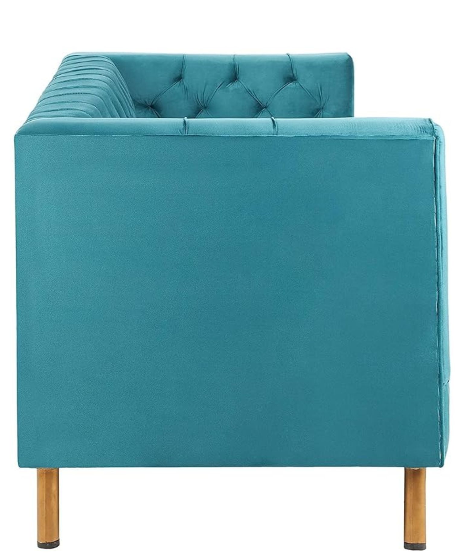 Modern & Beautiful 3 Seater Chesterfield Sofa Tufted Back Luxury and Traditional Sofa (Sky Bluee) - Image 6