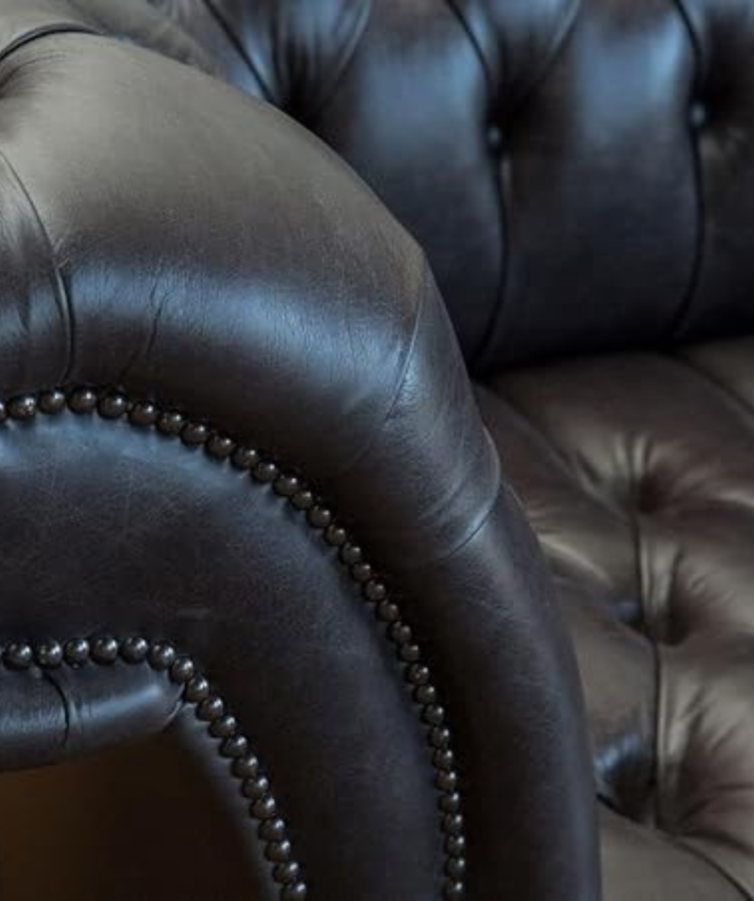 Modern and Traditional 3 Seater Sofa Comfort Valvet & Fabric Chesterfield Sofa (Blackk) - Image 6